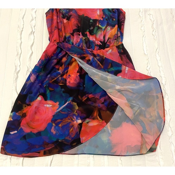 Amanda Uprichard Women's Strappy Summer Floral Wrap Dress Vacation Style SZ SM - Picture 9 of 14